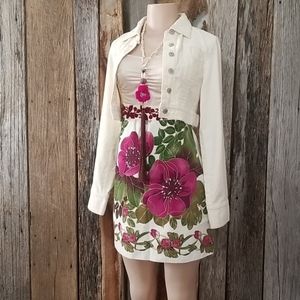 FREE PEOPLE VELVETY PATTERN & EMBROIDERED DRESS!